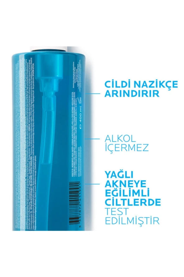LA ROCHE POSAY La Roche-Posay Effaclar Jel Temizleme Jeli Yağlı/Akneye Eğilim Gösteren Ciltler 400Ml - 2