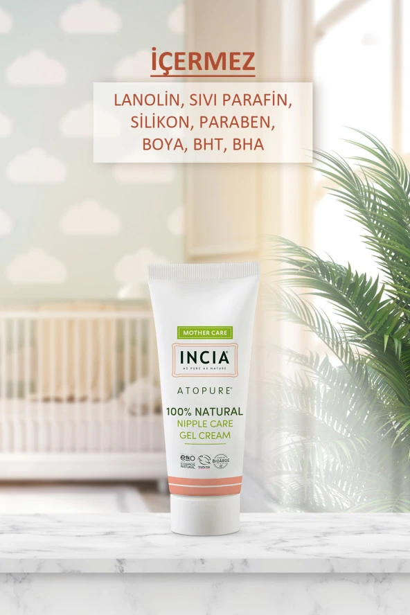 INCIA %100 Doğal Göğüs Ucu Bakım Kremi Yumuşatma Ve Koruma Lanolin İçermez 30 ml - 3