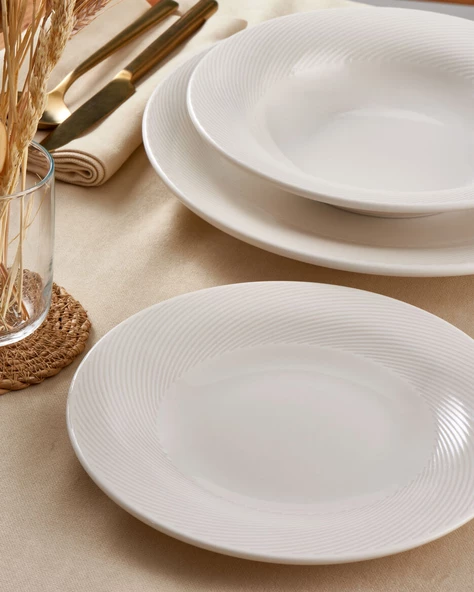GÜRAL PORSELEN Selanik  6 Adet 17 Cm Tatlı Tabağı