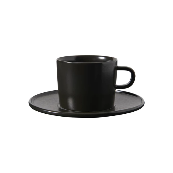 GÜRAL PORSELEN Mental Bone Çay Fincanı Ve Fincan Tabağı - 515 - 2