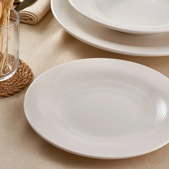 GÜRAL PORSELEN Selanik  6 Adet 17 Cm Tatlı Tabağı - 2