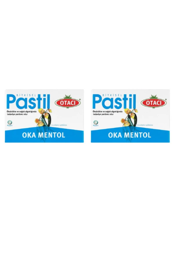 Otacı Oka Mentol Pastil 16 Adet 2 Kutu