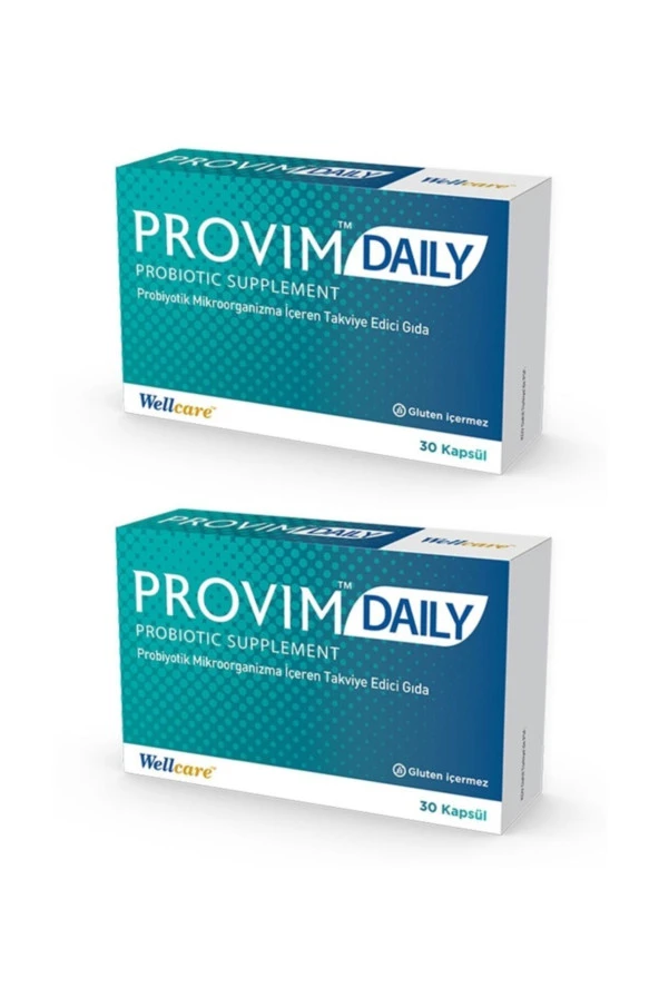 Wellcare Provim Daily 30 Kapsül 2 Kutu ürün görseli