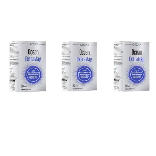 Ocean ExtraMag 60 Tablet 3 Kutu ürün görseli