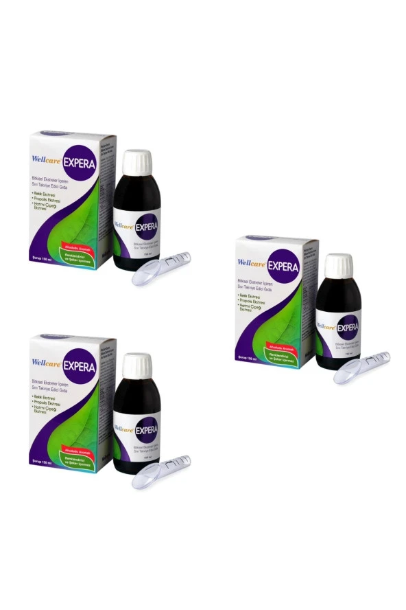 Wellcare Expera Şurup 150 ml 3 Kutu ürün görseli