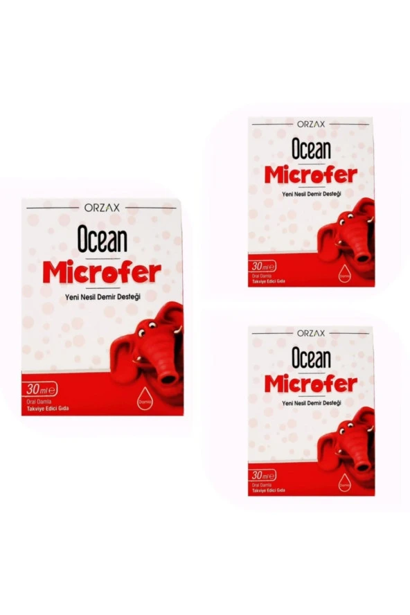 Ocean Microfer Damla 30 ml 3 Kutu