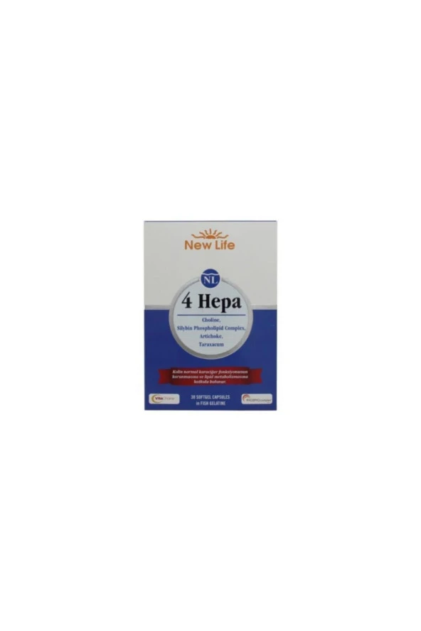 New Life 4 Hepa 30 Softgel Kapsül - Resim 2