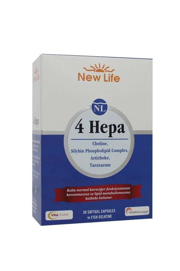 New Life 4 Hepa 30 Softgel Kapsül