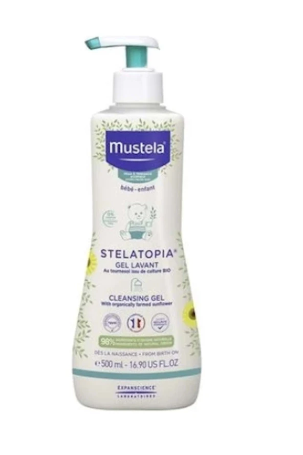 Mustela Stelatopia Cleansing Gel 500 ml ürün görseli 1