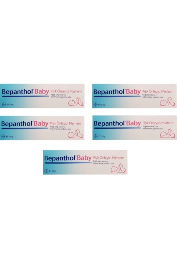 Bepanthol Baby Pişik Önleyici Merhem 100 Gr 5 Kutu