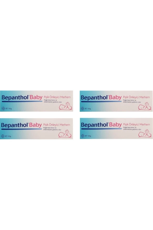 Bepanthol Baby Pişik Önleyici Merhem 100 Gr 4 Kutu