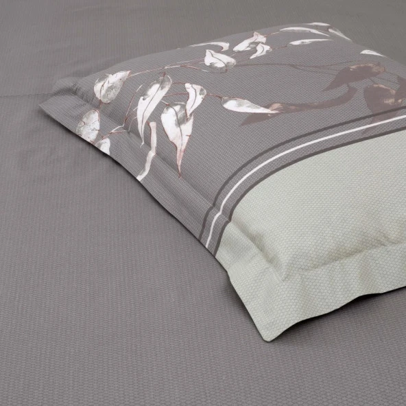 RANFORCE ÇİFT KİŞİLİK NEVRESİM TAKIMI TIVORY BEJ - Resim 3