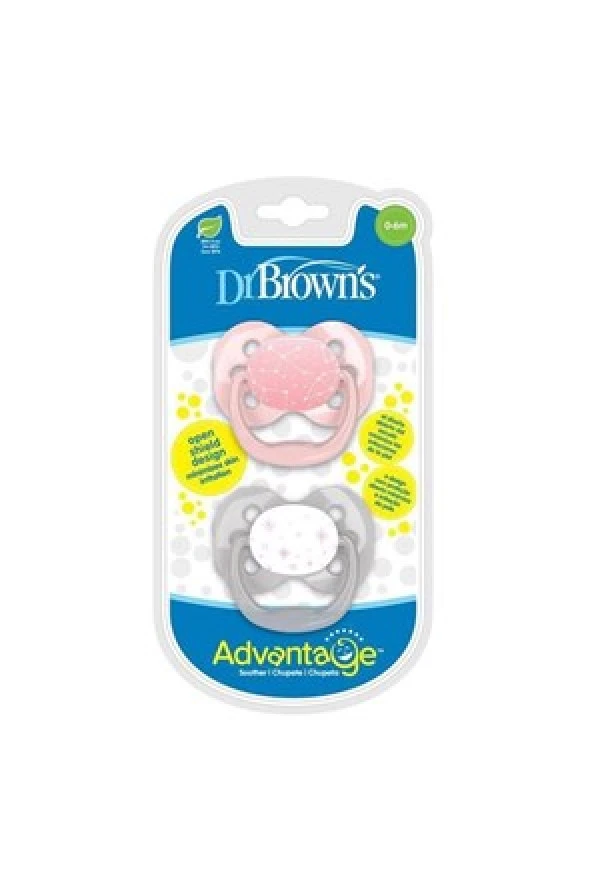 Dr.Browns Advantage Emzik 1. Evre Pembe İkili Paket