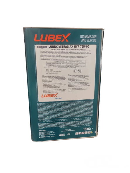 LUBEX MITRAS AX HYP 75W-90 15 KG TNK