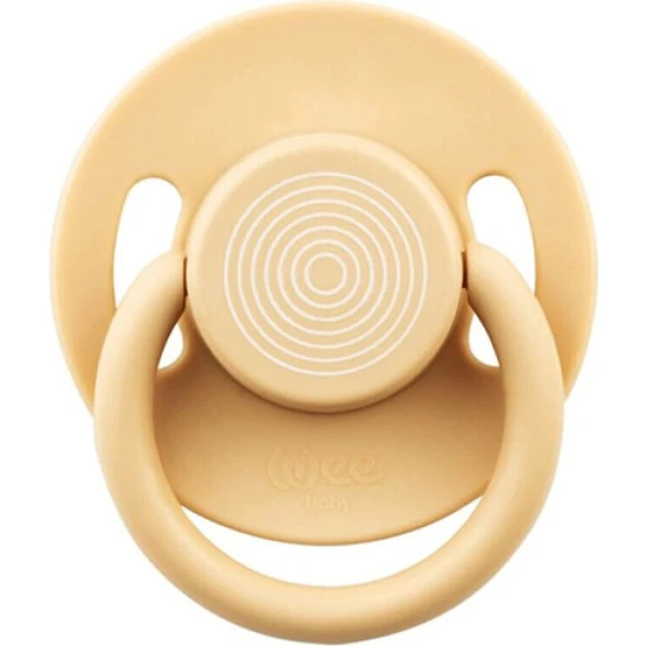Wee Baby Cool Yuvarlak Uçlu Emzik 18+ Ay Bej  No:3