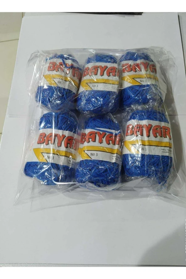 BAYAR MAKROME İPİ 6lı-SAKS MAVİSİ - 2