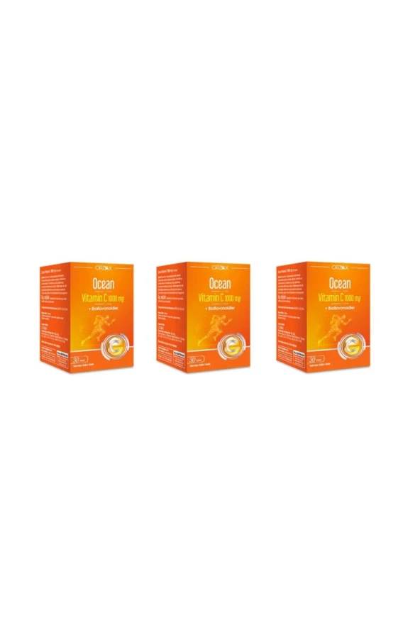 Ocean Vitamin C 1000 mg 30 Tablet 3 Kutu