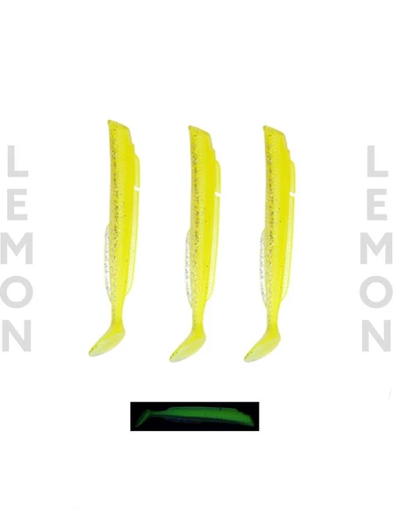 Fujin Salt Eel Body 13cm x3 Silikon Yem Gövde - 5