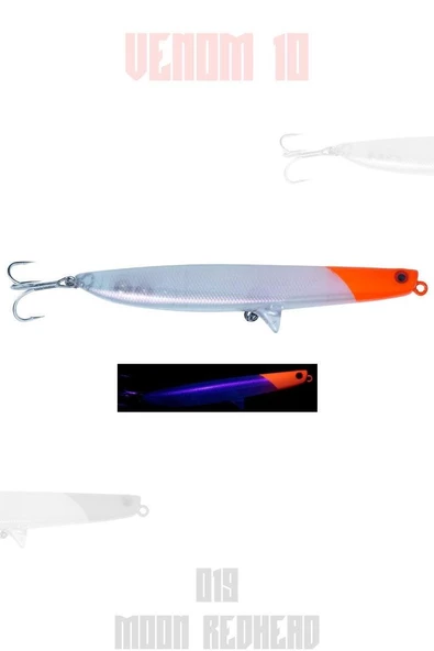 Fujin Venom 10 cm 10,5gr Su Üstü Maket Balık - 4