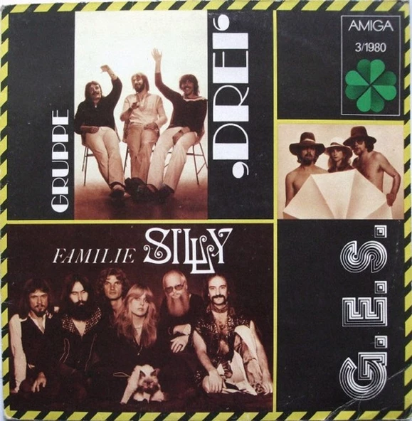 Familie Silly / G.E.S. / Gruppe "Drei" – Kleeblatt 3/1980 rock pop plak alithestereo