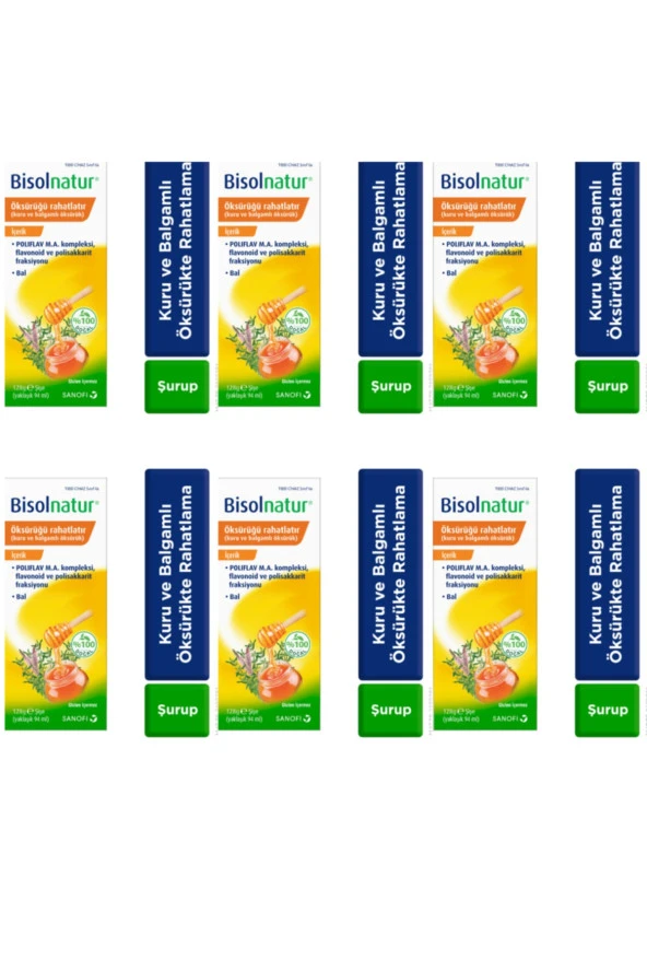 Bisolnatur Bitkisel Şurup 128 gr 6 Kutu