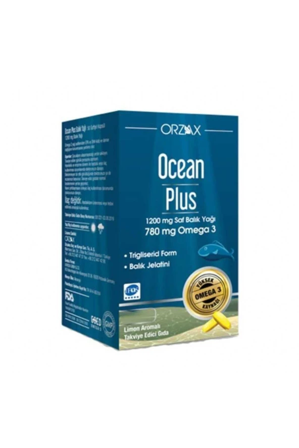Ocean Plus 1200 mg 50 Kapsül Balık Yağı ürün görseli 1