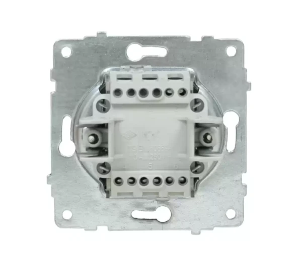 Ovivo Füme Üçlü Anahtar Çerçevesiz Grano - 2