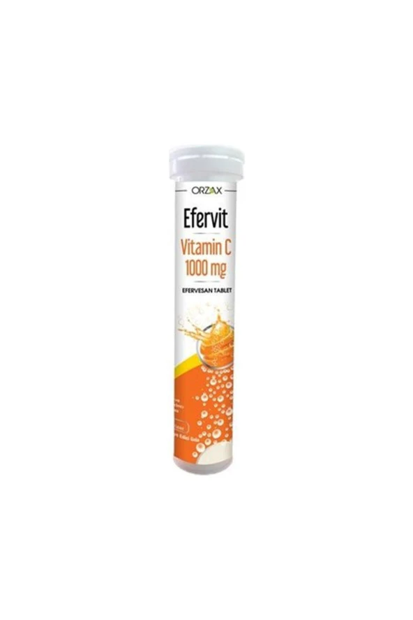 Orzax Efervit Vitamin C 1000 mg 20 Efervesan Tablet
