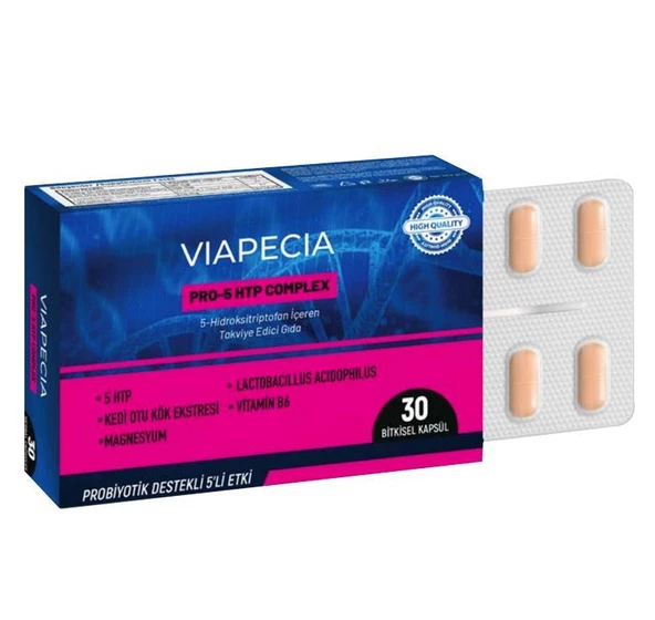 Viapecia Pro 5-Htp Complex 30 Kapsül