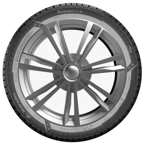 MATADOR 205/55 R16 91H MP93 NORDİCCA M+S KIŞ Oto Lastiği (Üretim Yılı 2023) - 2