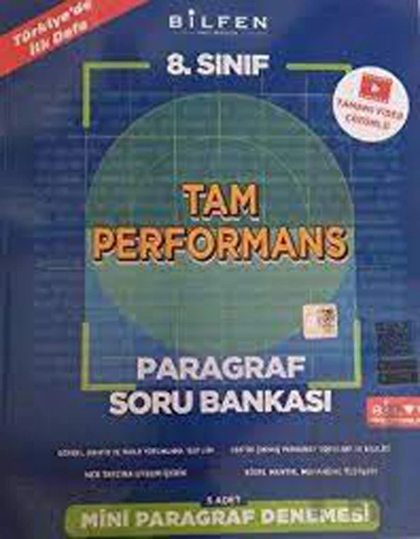 Bilfen 8.Sınıf Paragraf Soru Bankası