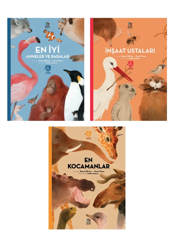 Süper Hayvanlar Serisi 3 Kitap Takım ürün görseli