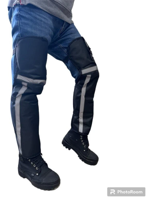 BİKE SKY Bacak Rüzgar Koruma Kolay Giyimli Dizlik - 2