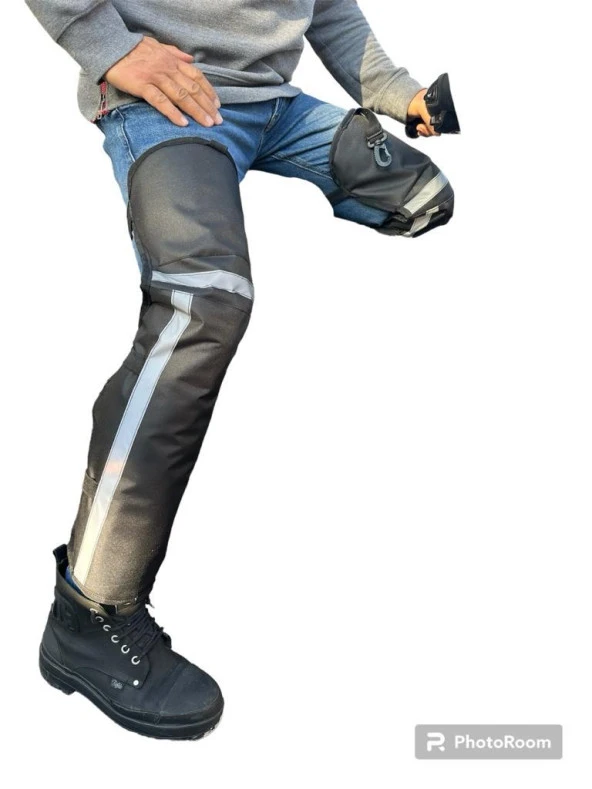 BİKE SKY Bacak Rüzgar Koruma Kolay Giyimli Dizlik - 3