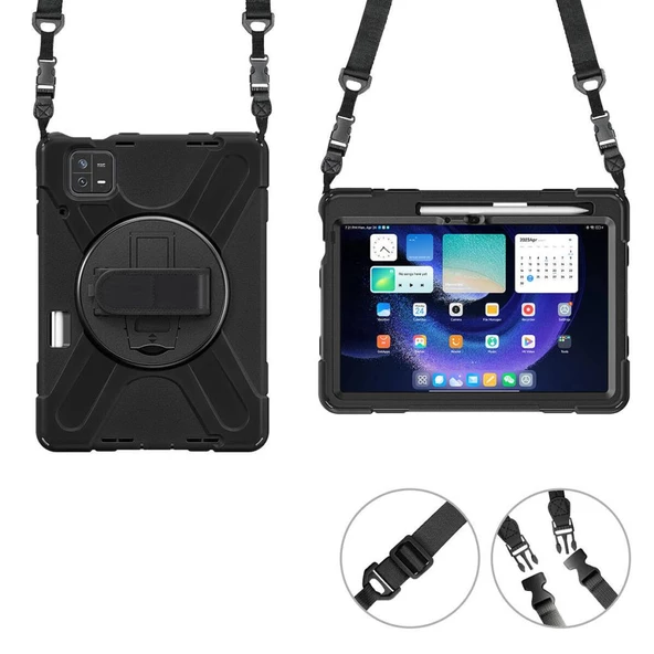 Xiaomi Pad 6 Defender Zırhlı Tam koruma Silikon - 2