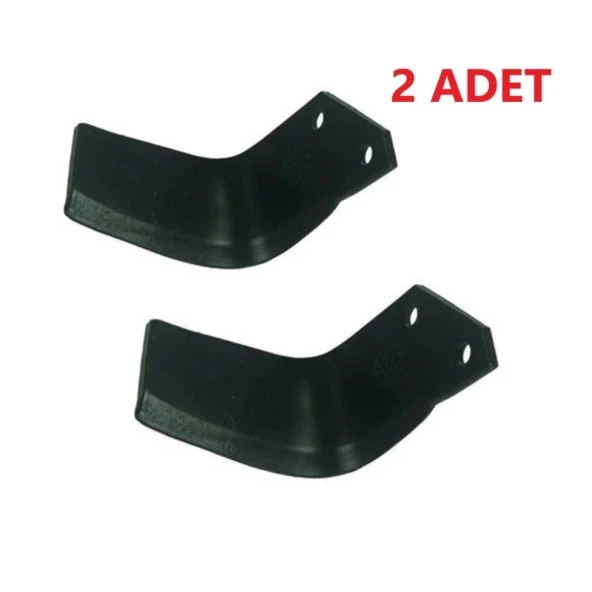Tarım Makina Rötovatör L Tip  Bıçak Alabora Sağ-Sol-2 Adet-7 mm Standart