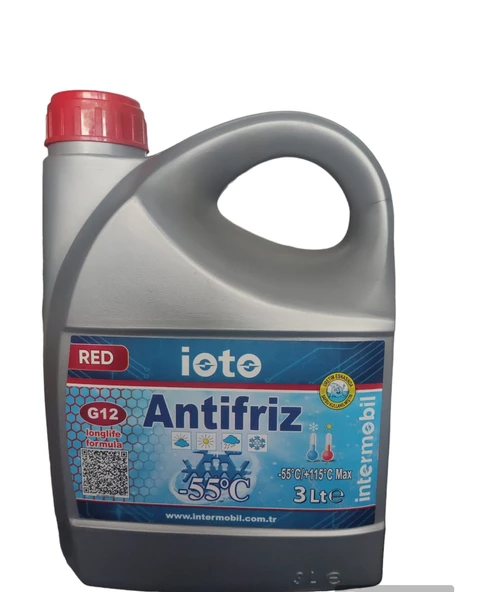 İOTO ORGANİK ANTİFİRİZ -55 C KIRMIZI 3L