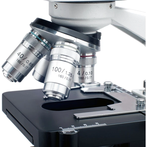 TriLine 2500X Binoküler Bileşik Biyolojik Laboratuvar Mikroskop - 4