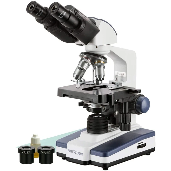 TriLine 2500X Binoküler Bileşik Biyolojik Laboratuvar Mikroskop - 2