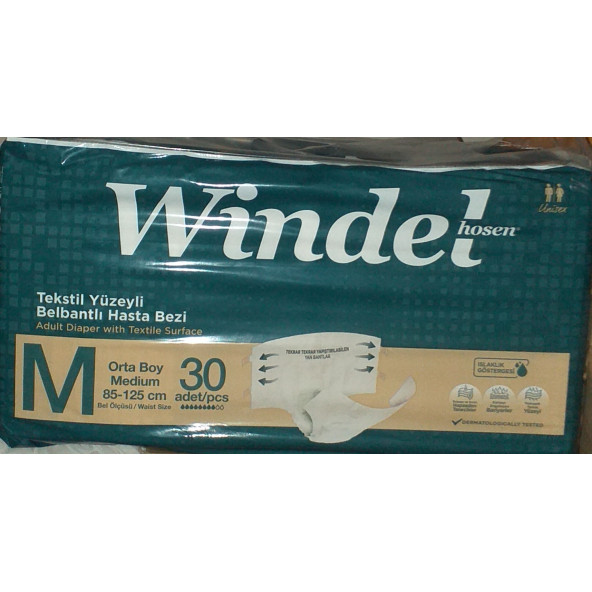 Windelhosen Belbantlı 30 luk Ambalaj Hasta Bezi Medium