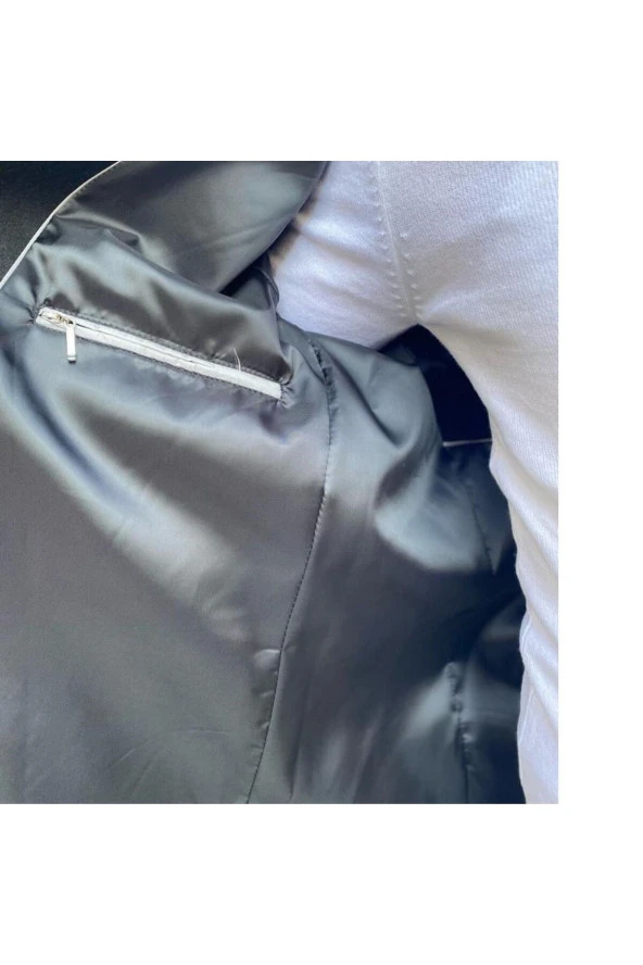 REGULAR FİT PREMİUM YÜN İÇERİKLİ RAHAT KALIP KAŞE KABAN LACİVERT - 12