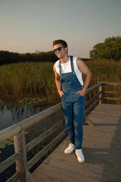 Erkek Jean Tulum Pantolon - Resim 2