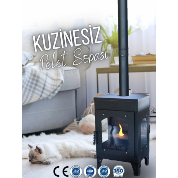 OZYSTOVE Kuzinesiz Pelet Sobası