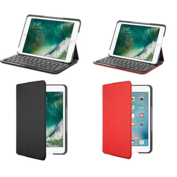 LOGITECH CANVAS IPAD MİNİ 2-3 KIRMIZI TÜRKÇE KLAVYELİ KILIF 920-007616 - 3