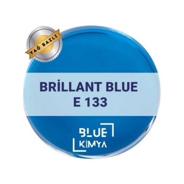 Lake Brilliant Blue 250 Gr Mavi E133 Yağ Bazlı Toz Gıda Boyası