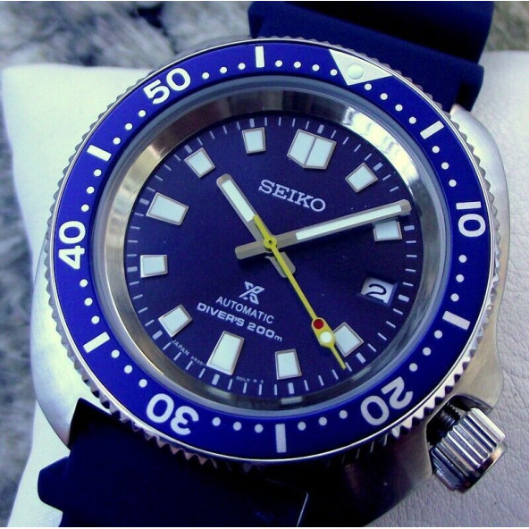 Seiko Prospex 4R35-01Y0 Otomatik Mavi Erkek Kol Saati Dalgıç 200 m