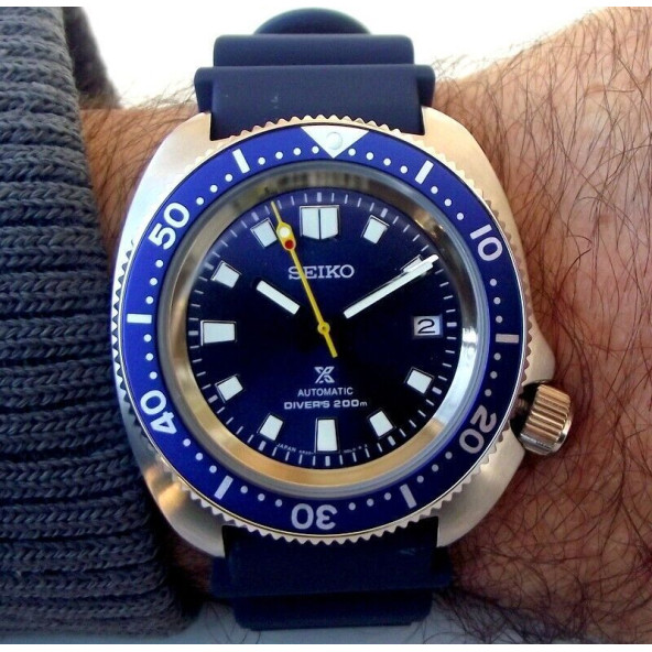 Seiko Prospex 4R35-01Y0 Otomatik Mavi Erkek Kol Saati Dalgıç 200 m - 2
