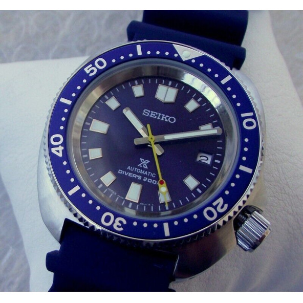 Seiko Prospex 4R35-01Y0 Otomatik Mavi Erkek Kol Saati Dalgıç 200 m - 9