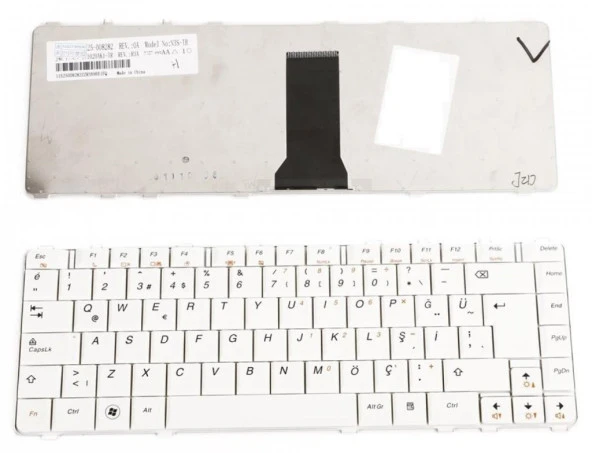 Lenovo NS3S-US Y550 25-00828 Notebook Klavyesi - Beyaz - TR