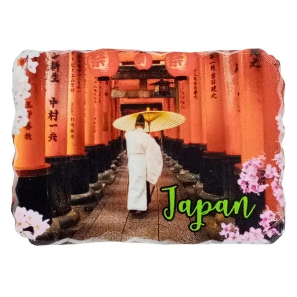 Japonya Temalı Kırık Magnet ürün görseli 1